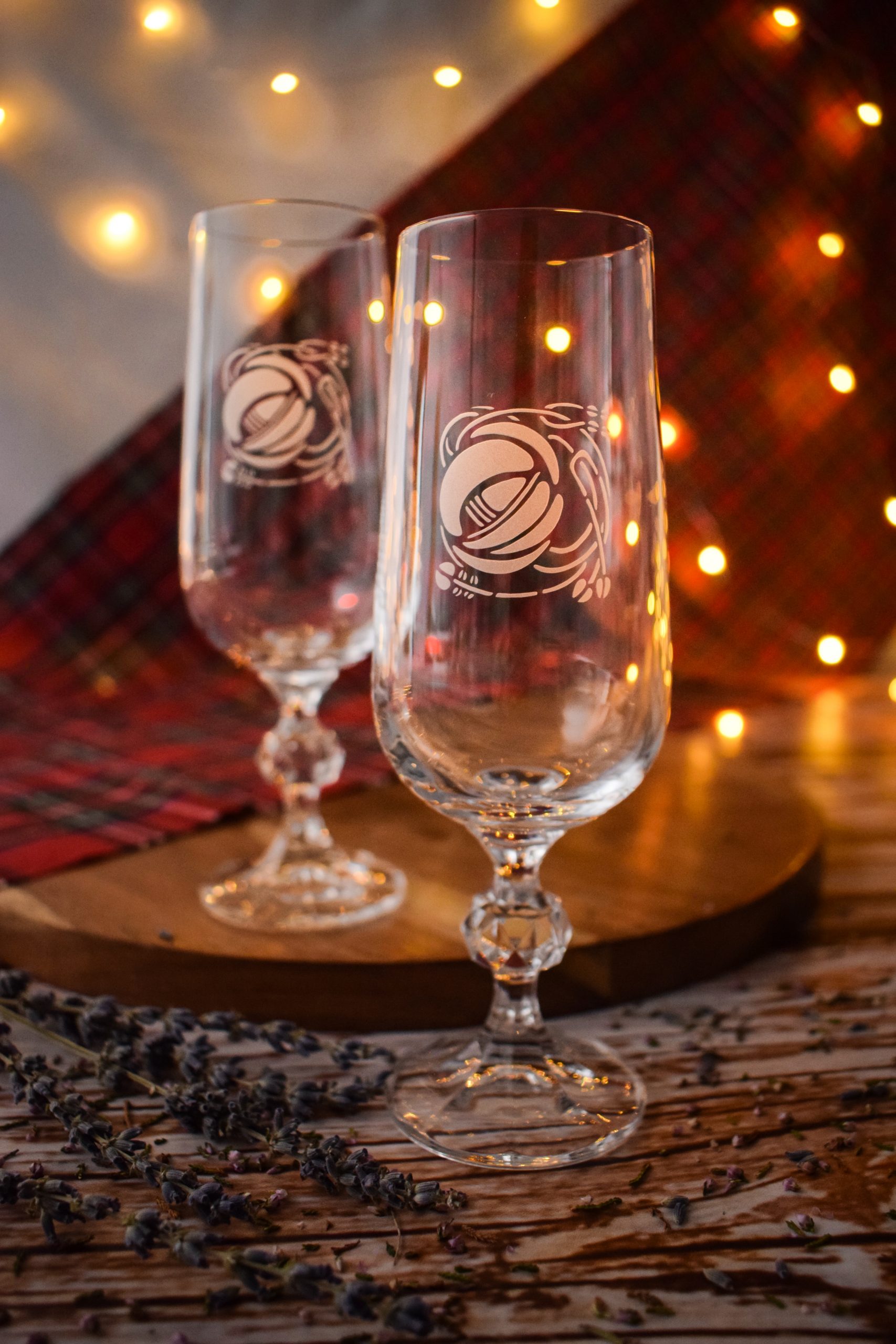 Alloway Champagne Flutes Gift Set of Six - Image 7