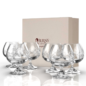 Mauchline Brandy Glass Gift Set of 6