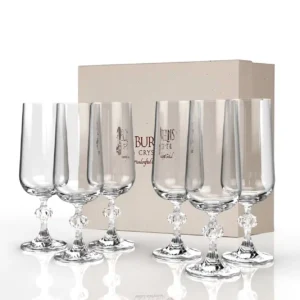 Alloway Champagne Flutes Gift Set of Six